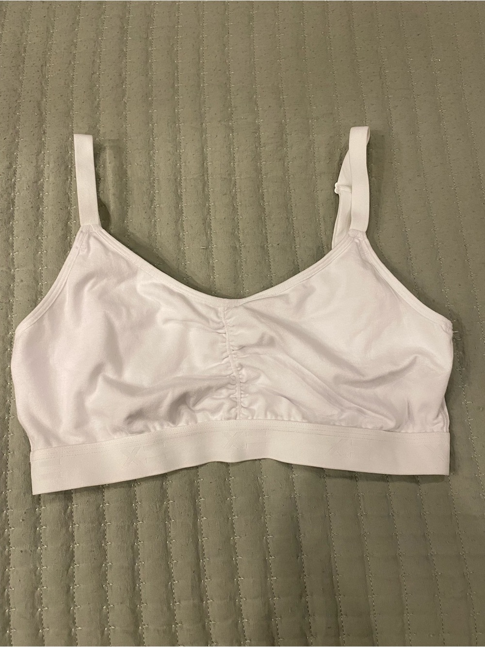 Tomboyx White Bralette Large